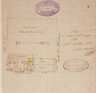 Plano del Solar de Dña Ursula Trillo